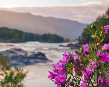 Ярмарка, Камышлинский водопад, Манжерокские пороги