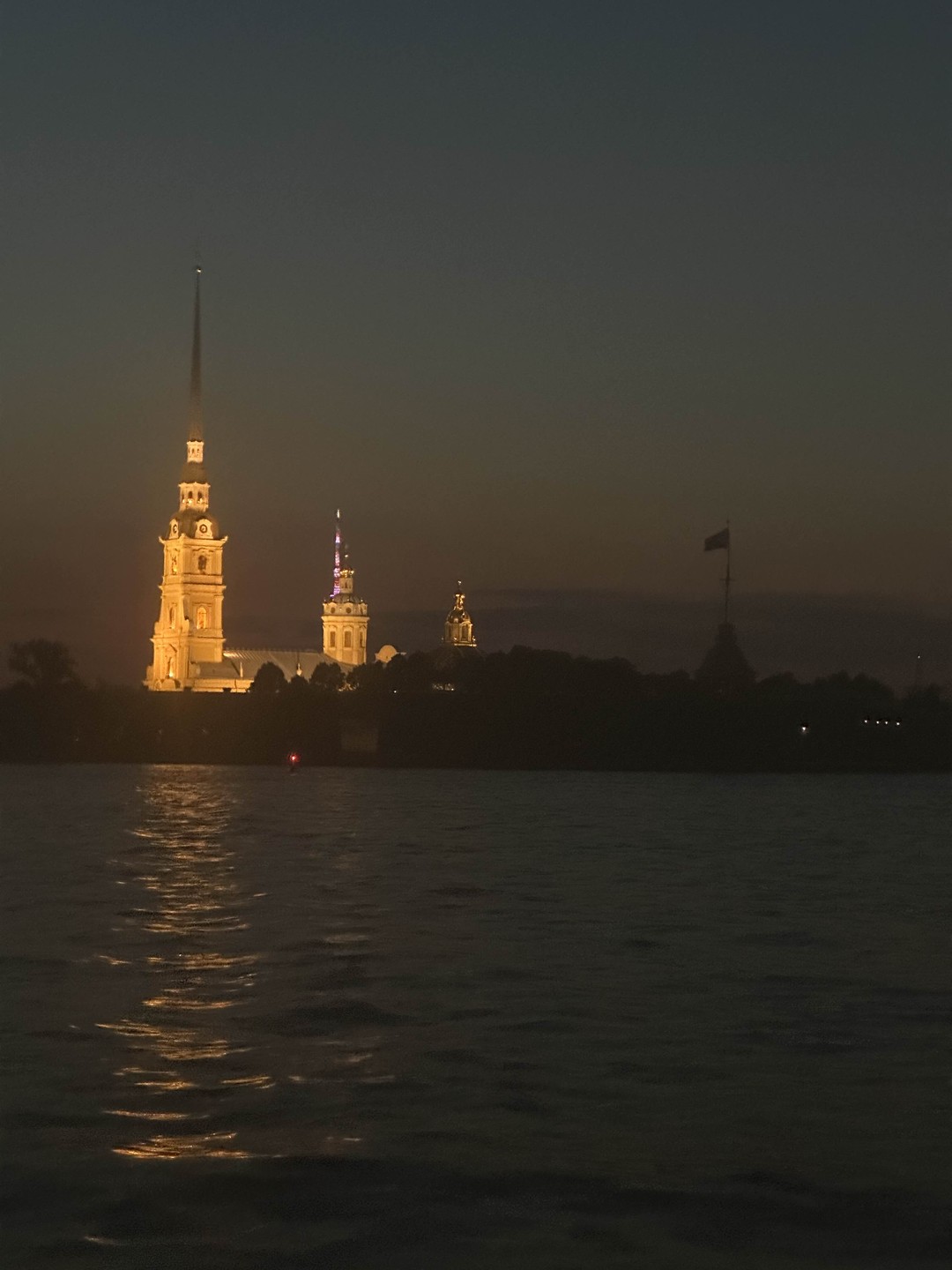 Ночная теплоходная прогулка - от Эрмитажа (Ирина)