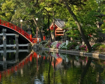 Храмы Сумиёси Тайся и Намба Ясака, Абэно Харукас, развлекательные районы и прогулка по каналам на лодке