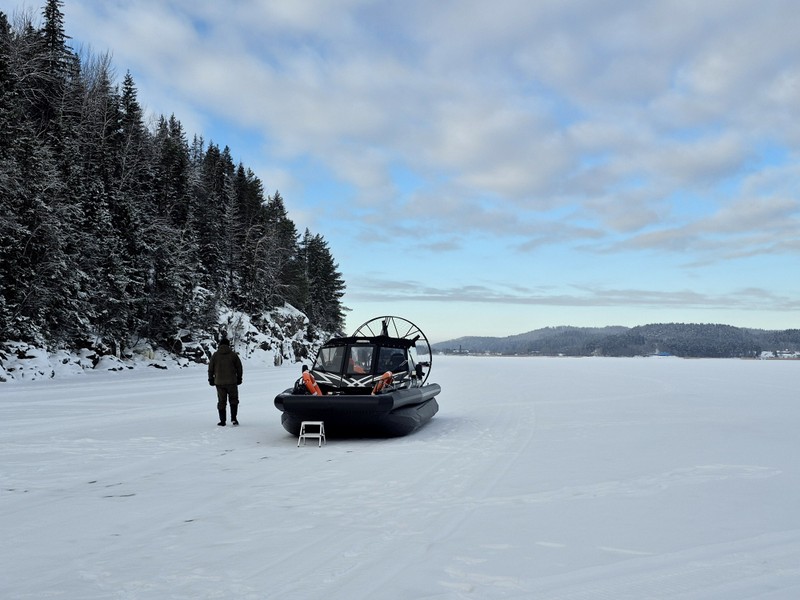 Прогулка по Ладожским шхерам на аэролодке (Маргарита)