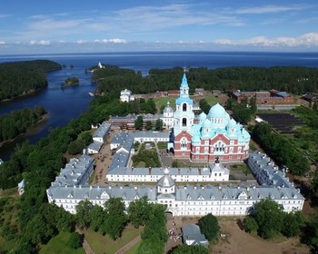 На катере по шхерам, Валаам