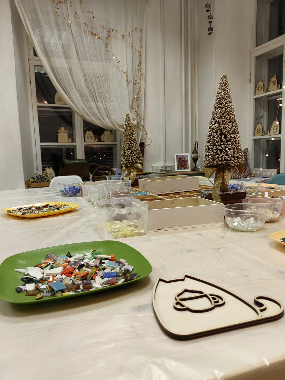 Ярославские котики: мастер-класс по мозаике (Ольга)