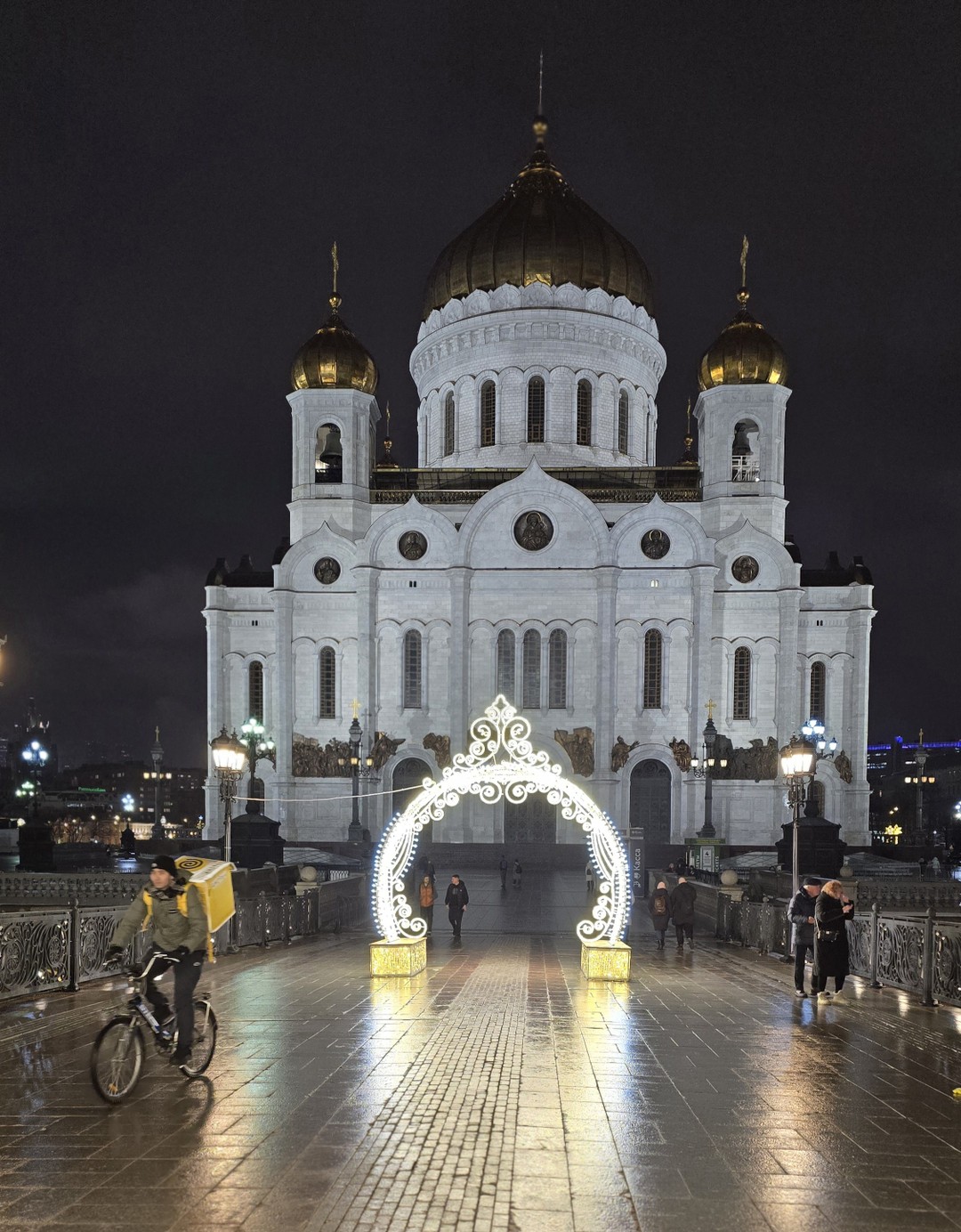По новогодней Москве - на автомобиле (Наталия)