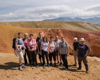 Чуйская степь, Марс и долина реки Юстыд
