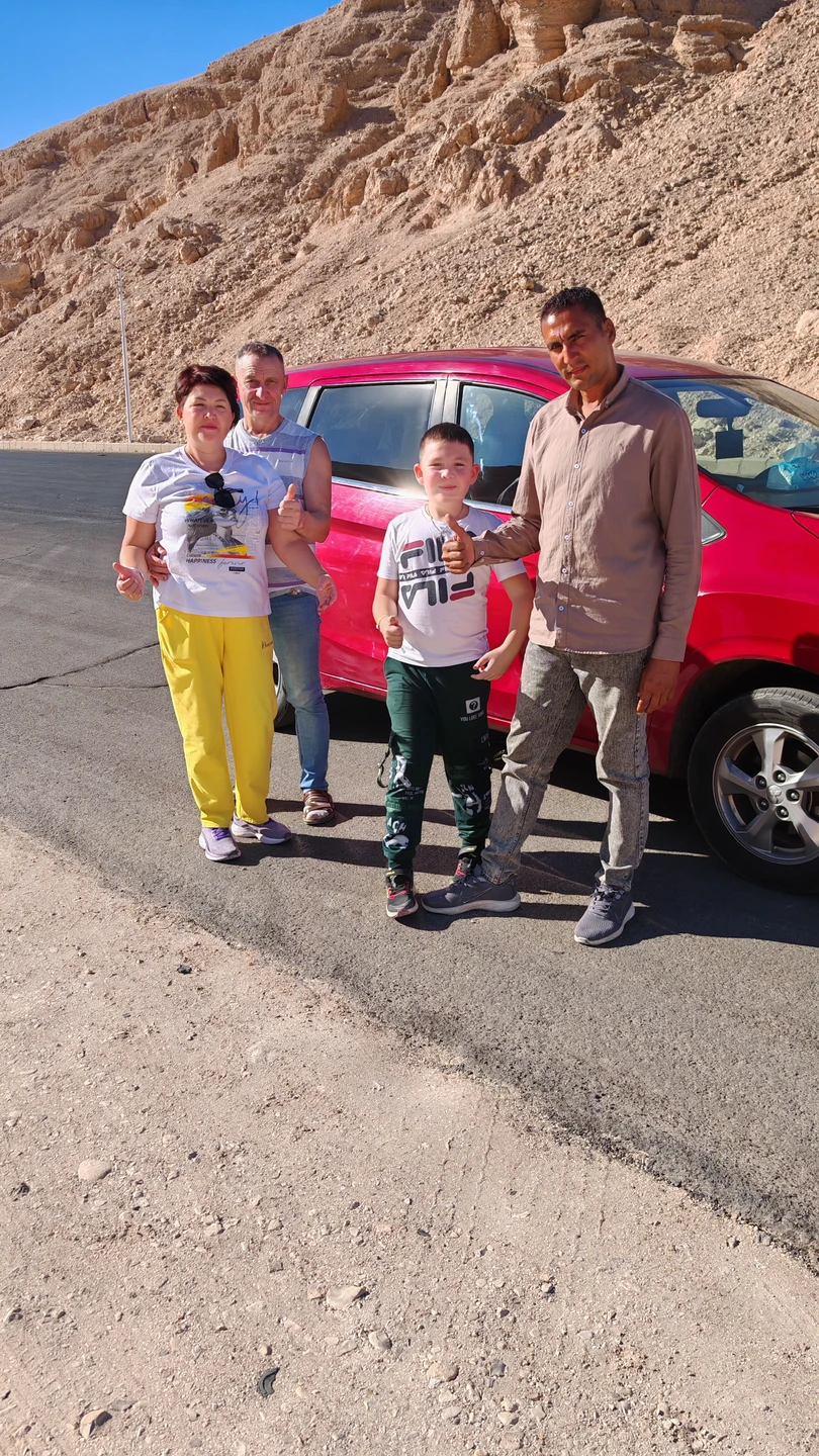 Здравствуйте. 19.11.2025 года состоялась наша поездка в Луксор, от организатора Таха. У нас был индивидуальный тур