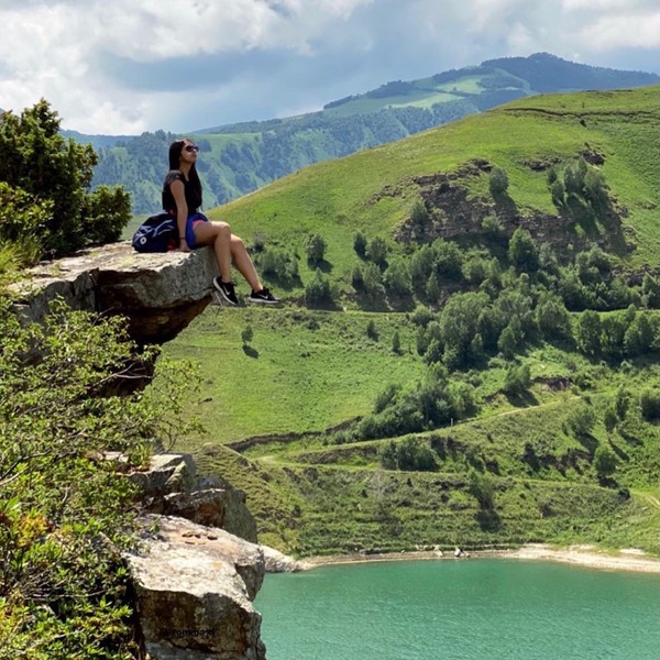 Виды Чегемское ущелье и перевал Актопрак — из Кисловодска