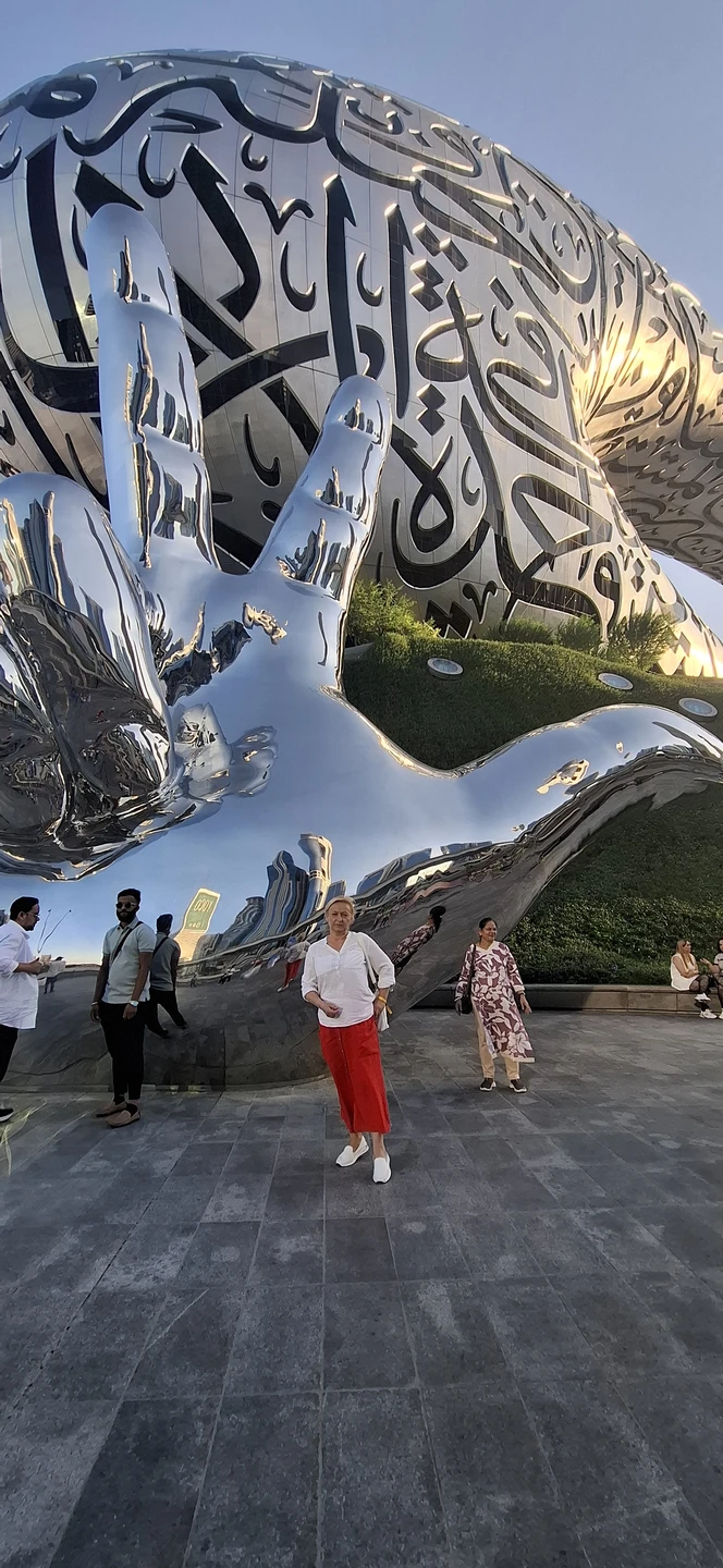 Сегодня 22.12. ездили с Шахзодом из Рас-эль-хаймы в Дубай. Очень боялись,т. к первый раз брали экскурсию не у отельных гидов,а через сайт