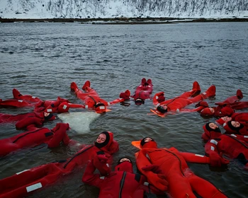 Айс-флоатинг в Баренцевом море