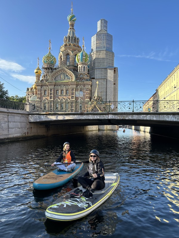 Фото к экскурсии Сап‐променад по рекам и каналам Петербурга
