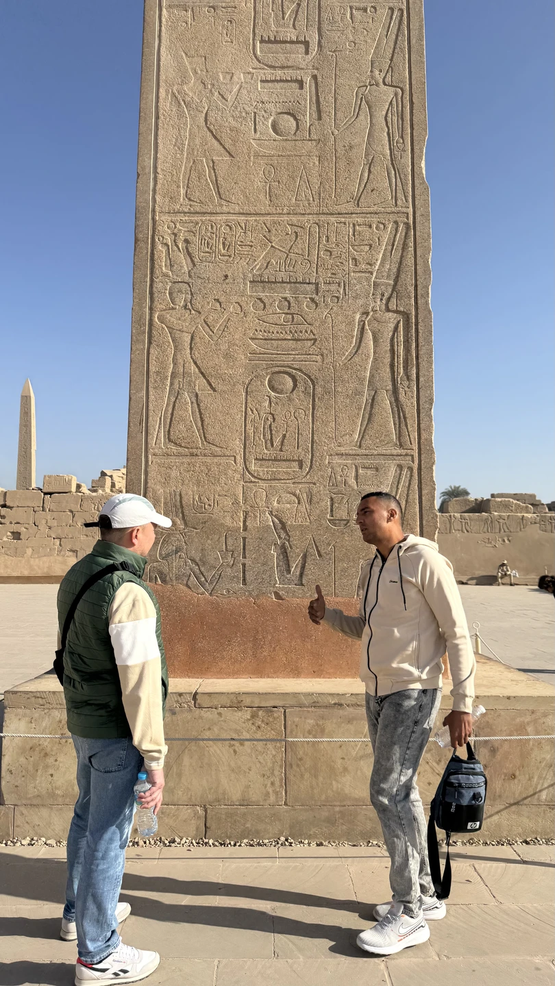Мы благодарим, за нашу отличную экскурсию в Луксор, всех причастных!