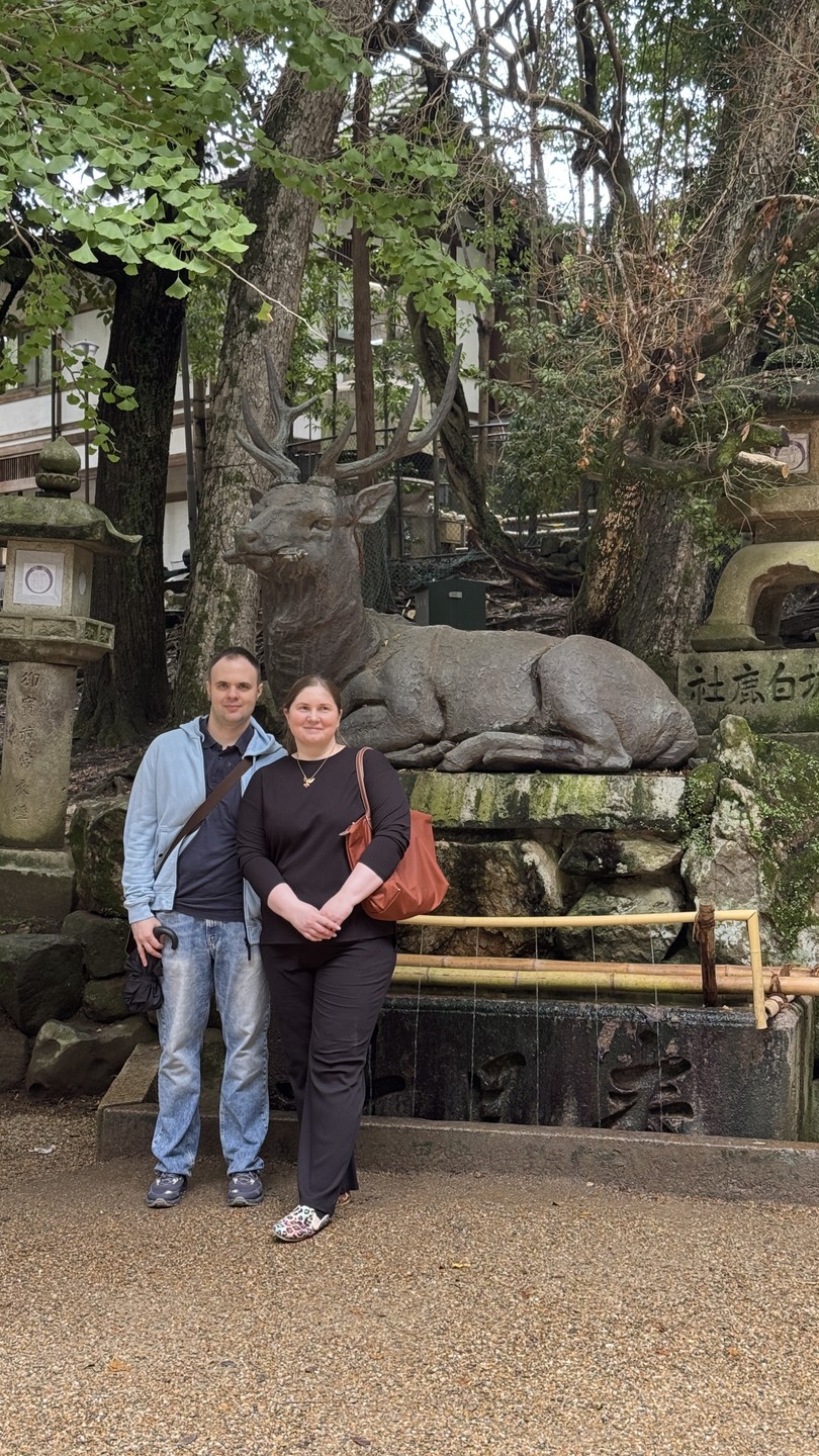 Артур очень внимательный гид, рассказал подробно как доехать из Осаки, вплоть до времени отправления поезда, поэтому