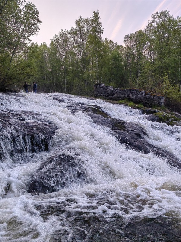 Виды Три водопада и окрестности Мурманска