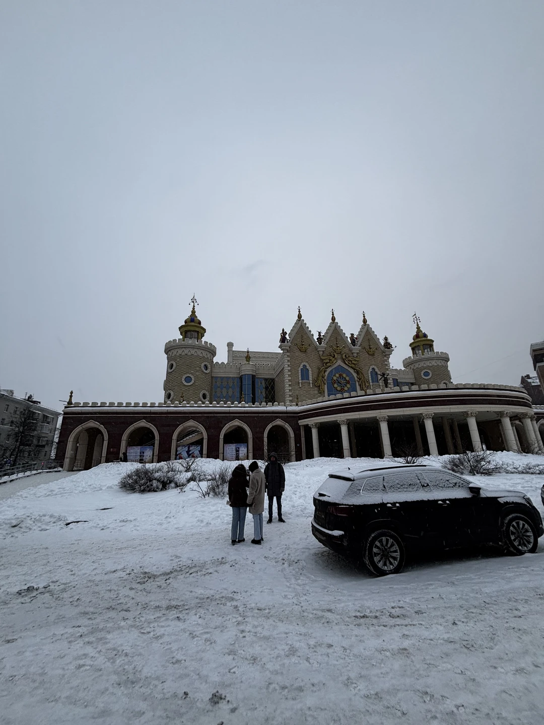 Экскурсия прошла отлично, несмотря на погодные условия (снег и вьюга).