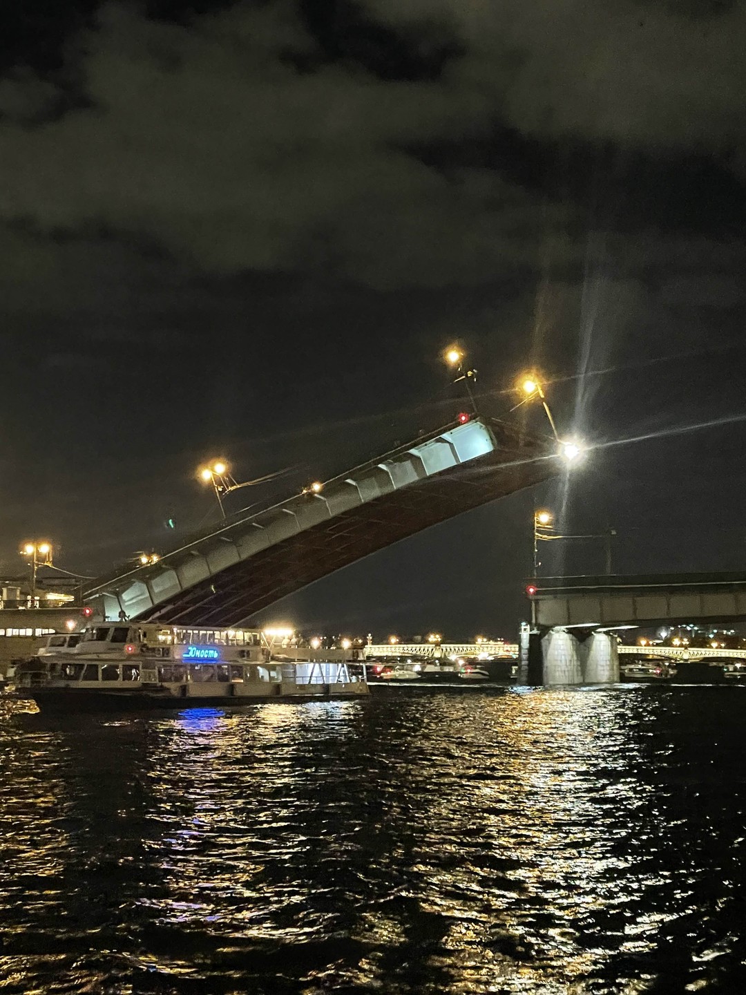 Пять разводных мостов - на теплоходе с гидом (Марина)