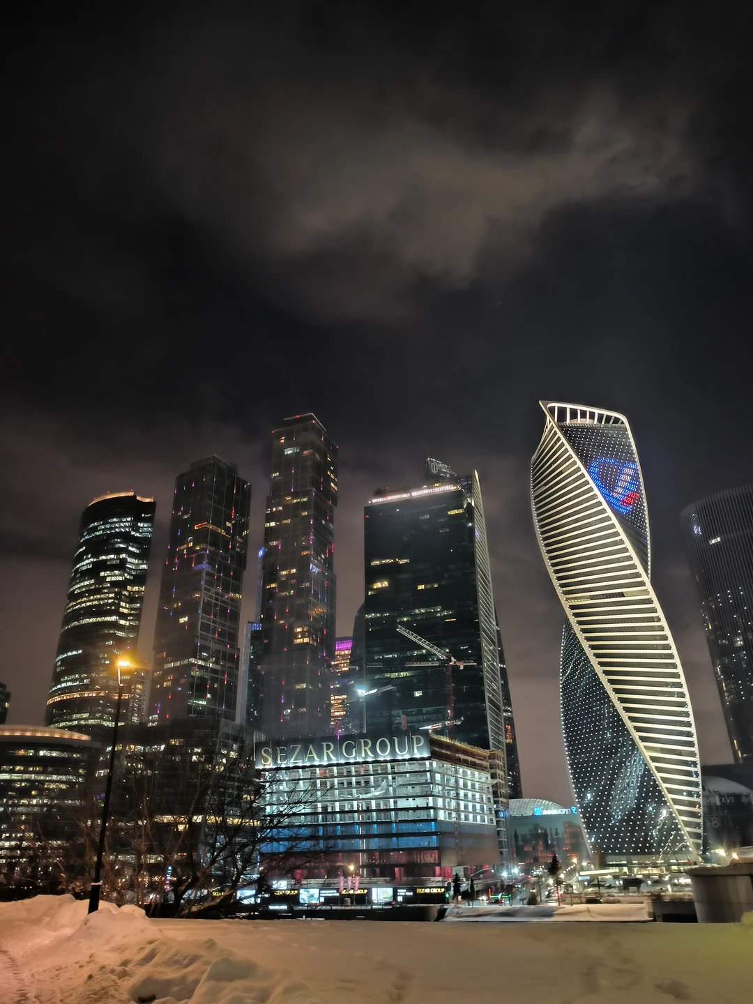 По новогодней Москве - на автомобиле (Никитина)