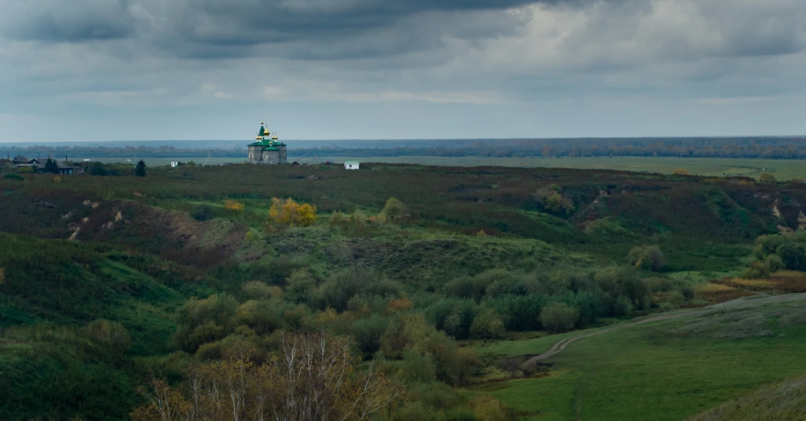 Старинное село Серебряное (из Омска)