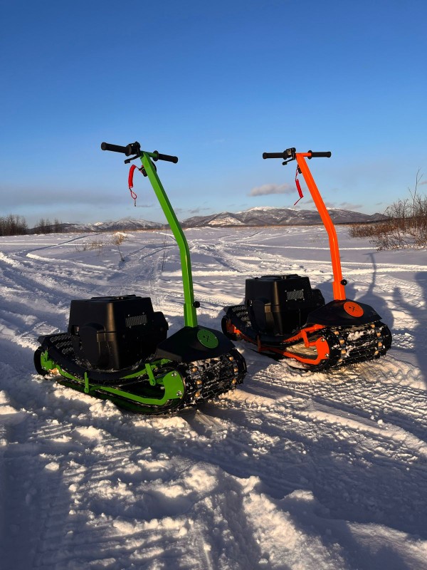 По Сахалину - на мотосноуборде