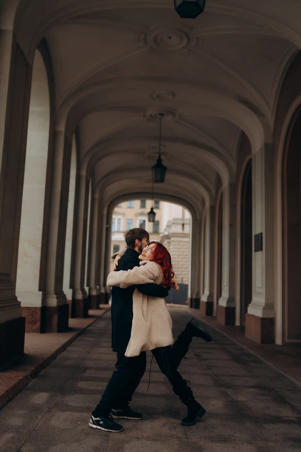 Фотосессия на питерских улочках и крыше (Лиана)