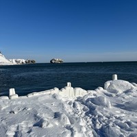Фото отзыва 1: экскурсия "Зимний Сахалин: ледопады, кекуры и замерзшее море!"