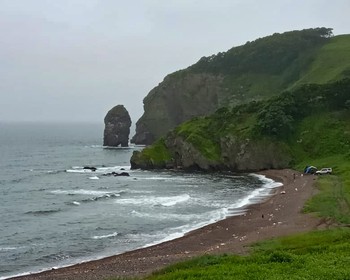 Полуостров Краббе, кекуры и бухты