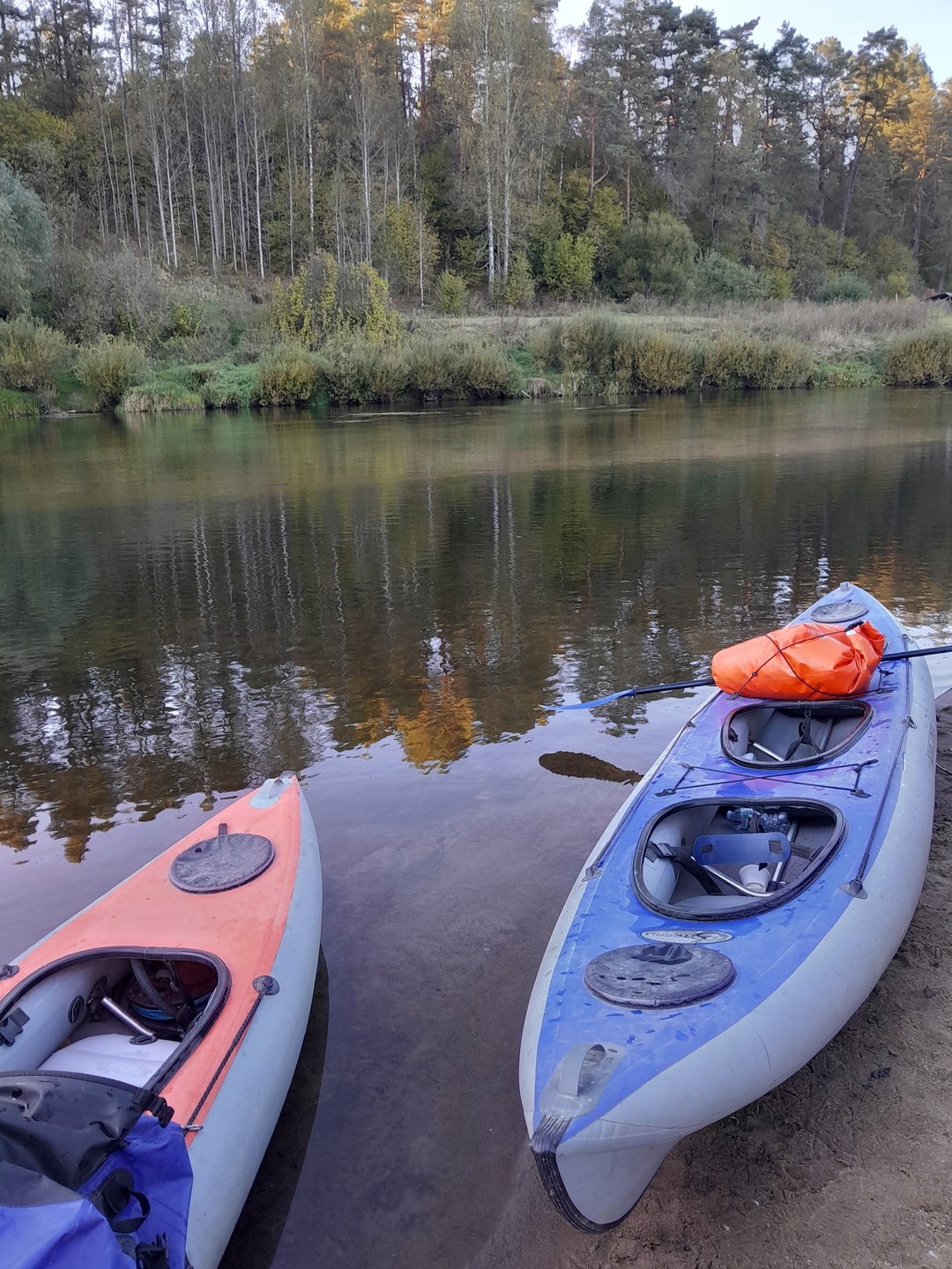 Экспресс-перезагрузка на реке Угре: сплав на байдарках с проживанием в доме в деревне (Олеся)