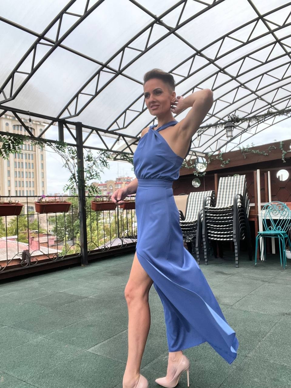 Провели прекрасную фотосессию на крыше музея городских легенд