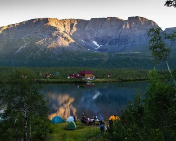 На джипах в Хибины: водопад Красивый, горные озёра Сердцевидное и Длинное