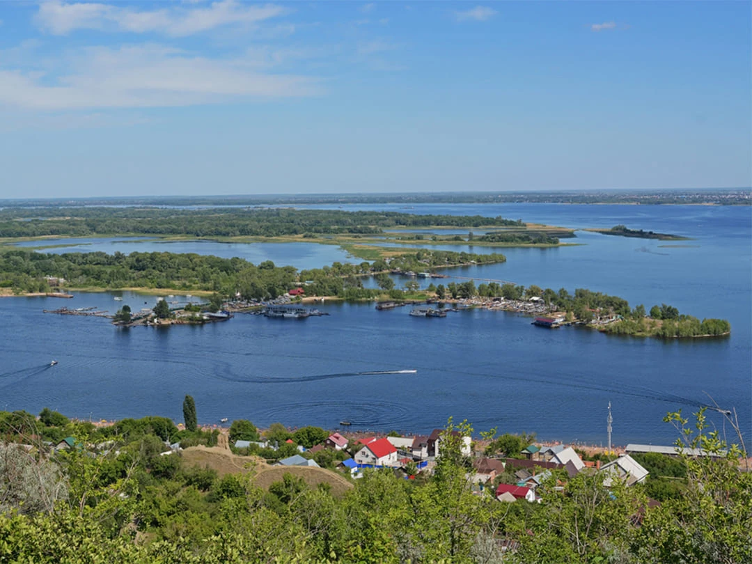 Вид на Зелёный остров