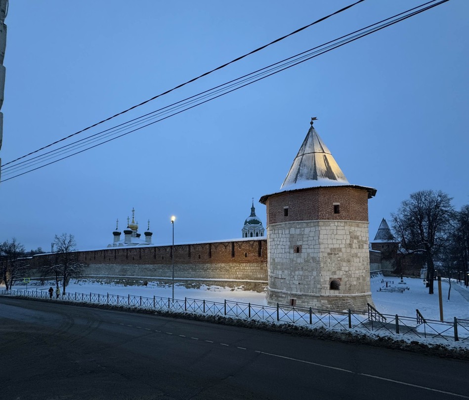 На новогодние выходные решили с мужем посетить славный городок Зарайск