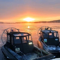 Фото отзыва 1: экскурсия "На аэролодке по зимней Ладоге и шхерам — из Сортавалы"