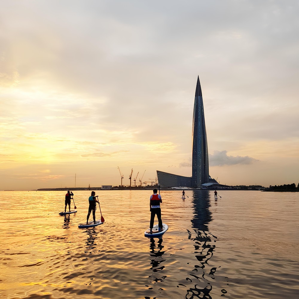 К Лахте на закате: сап-прогулка с инструктором (5/7)