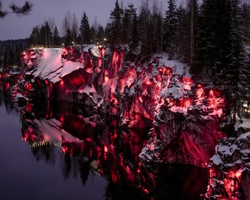 Приозерск, встреча с хаски, «Рускеала», карельская кухня, отдых в бассейне и спа
