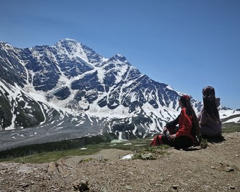 Домбай: гора Белалакая и подъём на хребет Мусса-Ачитара