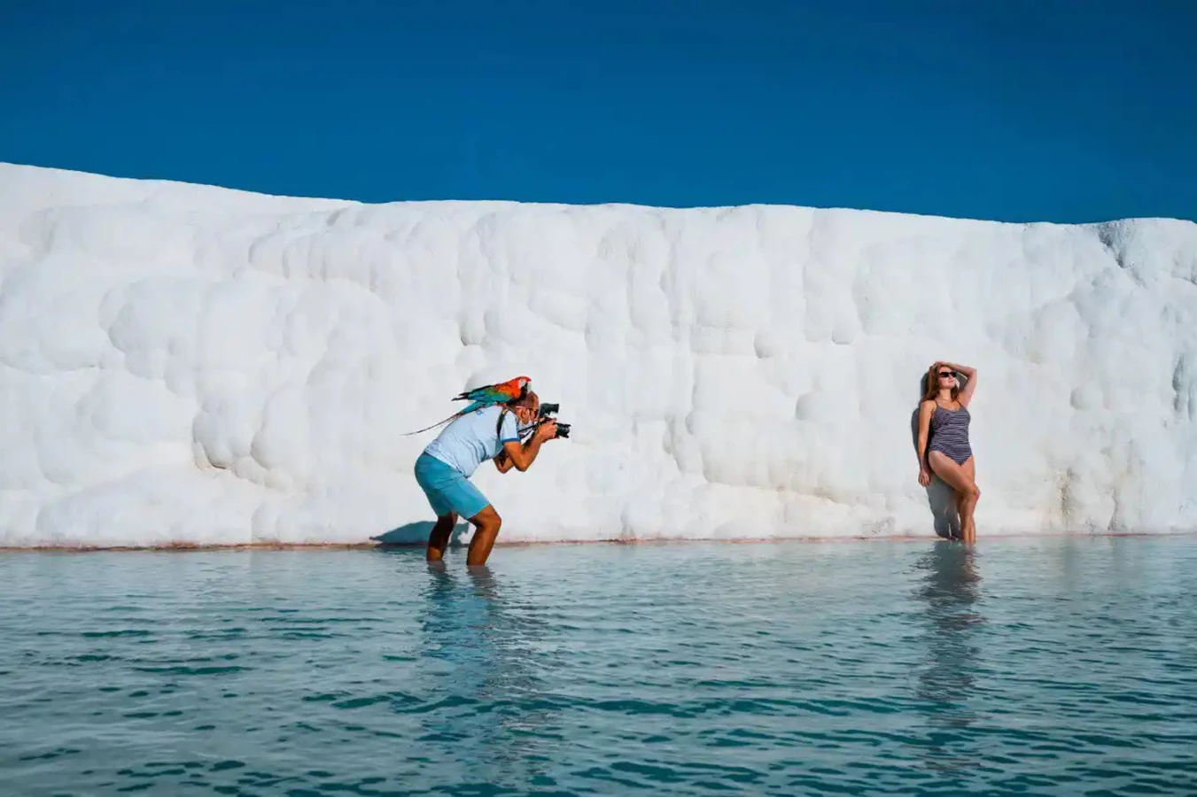 Памуккале и античный город Иераполис (из Аланьи)