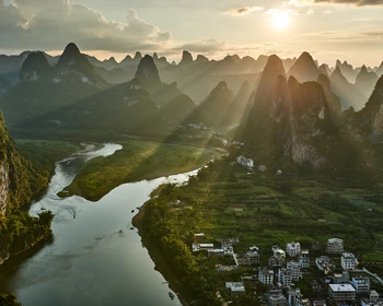 Сплав по реке Лицзян и обзорные площадки Гуанси