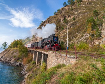 Водная прогулка к Кругобайкальской железной дороге