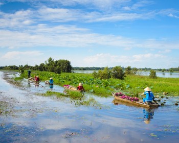 Прогулка по деревушке Меконга, производство конфет и местный фольклор