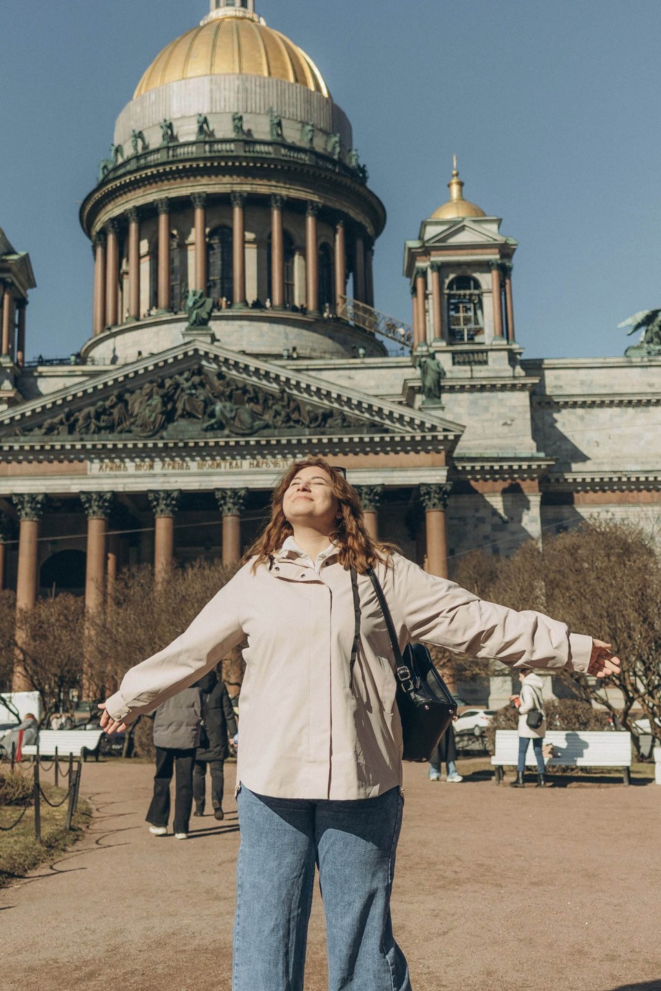 Фотосессия на питерских улочках и крыше (Анна)