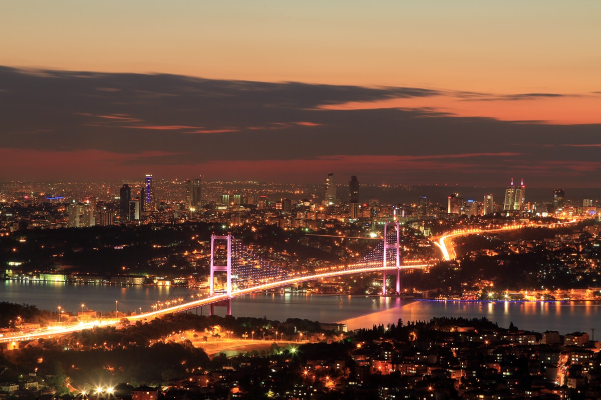 Мотопрогулка по ночному Стамбулу (4/7)