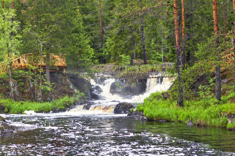 Горный парк «Рускеала» и висячие мосты водопадов Ахинкоски