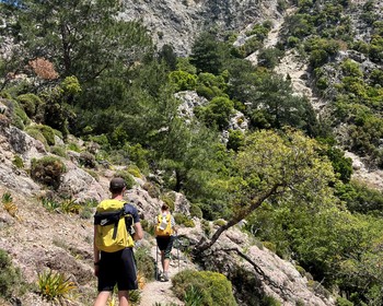 Трек до Райского пляжа и вниз к береговой линии