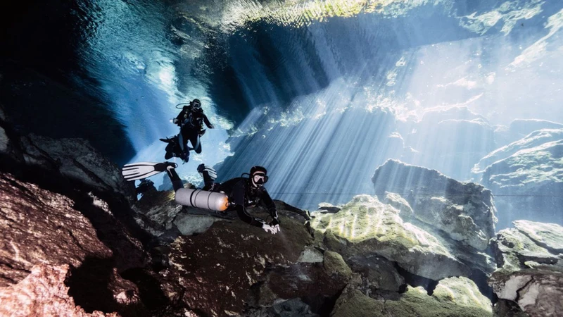 Дайвинг в сенотах Плайи-дель-Кармен