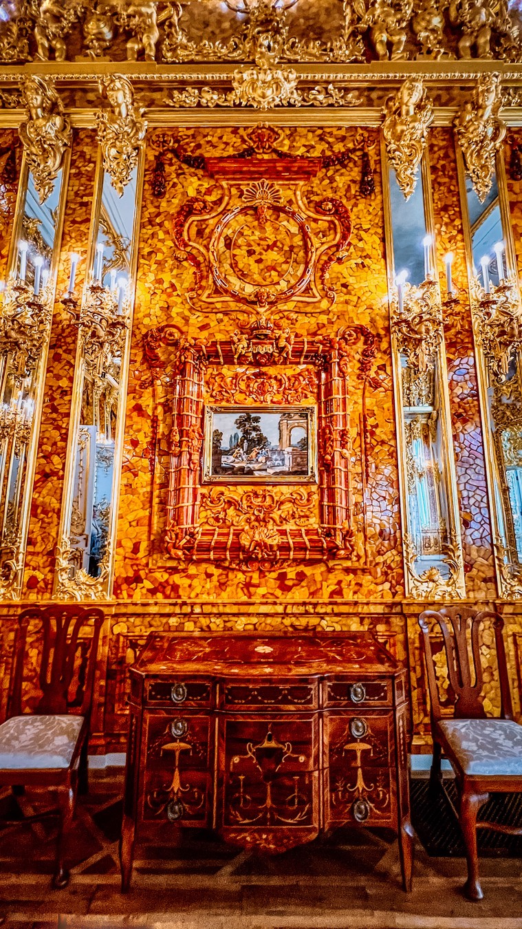 Екатерининский дворец в Пушкине (из Петербурга) (13/16)