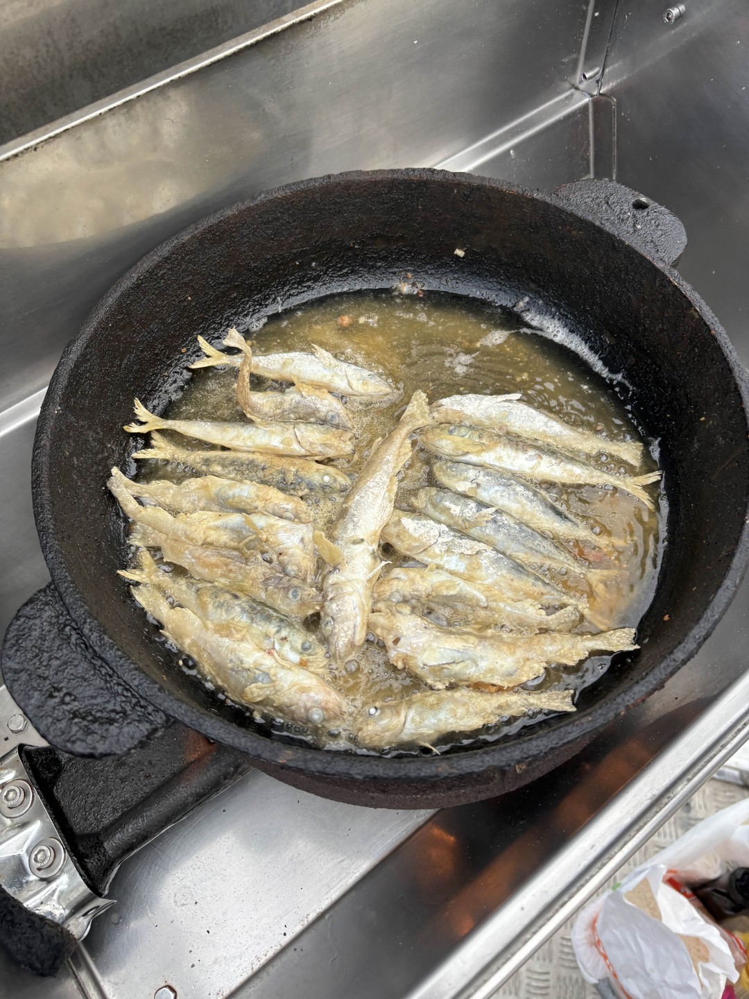 Очень понравилась прогулка с рыбалкой. Рыбу поймали все, а затем наш капитан Марк нам ее приготовил