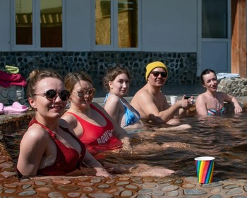 Озеро Гижгит, термальные источники и возвращение в Минеральные Воды