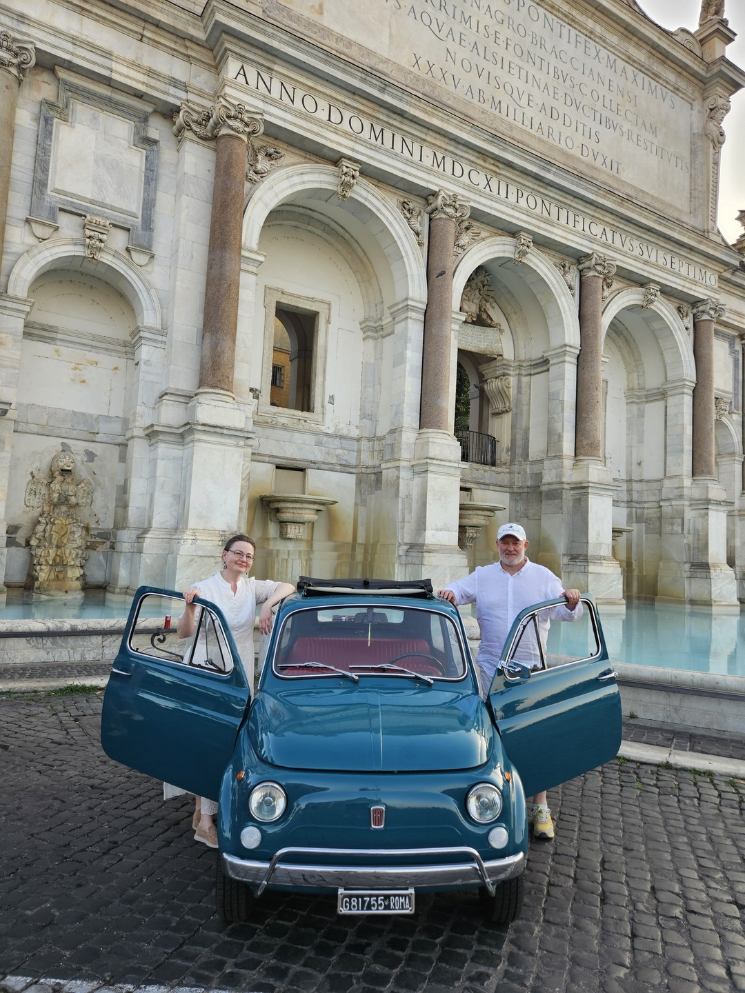 По Риму - на винтажном «Фиате 500» (Дарья)