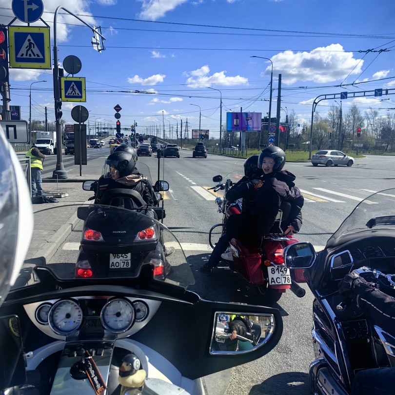 В крепость Орешек на мотоциклах (Сташевская)