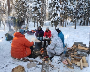 Калистово, Никитская церковь, река Сумерь и лесная поляна