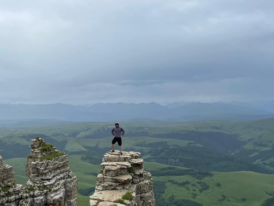 На плато Бермамыт в мини-группе (Игорь)