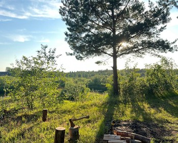 18 км по реке Медведица и стоянка в сосновом бору